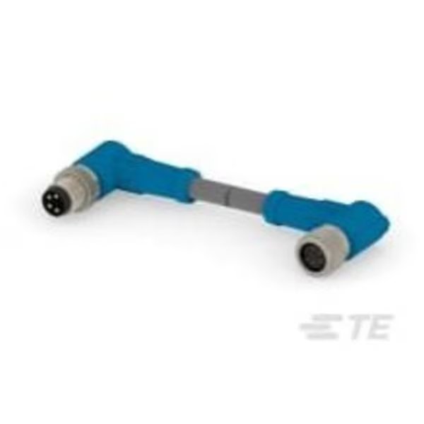 Sensor Cables / Actuator Cables M8-4Mr-0.5Sh M8-4Fr-Pur, Te Connectivity, Mfr#: T4062224004-001